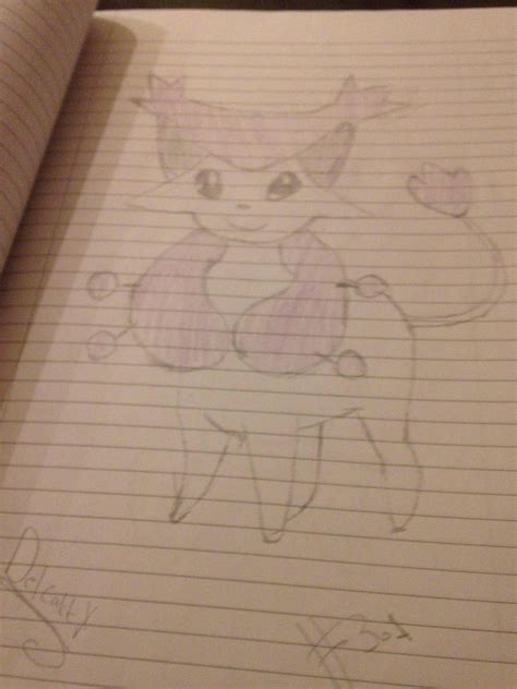 Delcatty drawing by JadeG122345 on DeviantArt