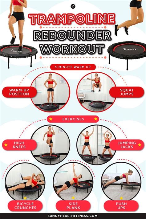 Trampoline Rebounder Workout | Rebounder workouts, Trampoline workout ...