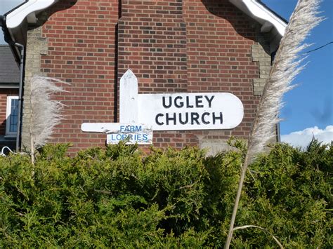 Ugley Church sign | en.wikipedia.org/wiki/Ugley | John Steedman | Flickr