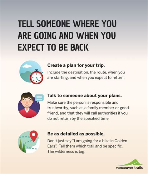 5 Hiking Safety Tips | Vancouver Trails | Safety tips, Safety infographic, Tips