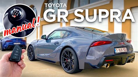 NEW Toyota GR Supra - MANUAL transmission! (382 hp) - YouTube