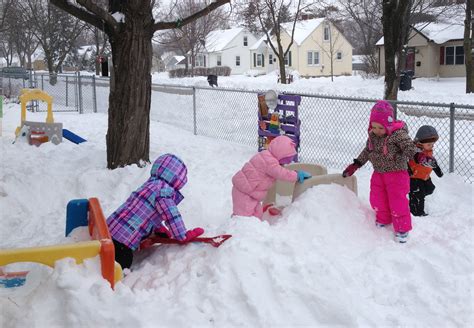 snow play - Community Child Care Center