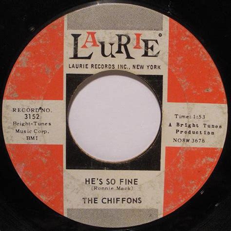 The Chiffons – He's So Fine / Oh My Love (1963, Shelley Pressing, Vinyl) - Discogs