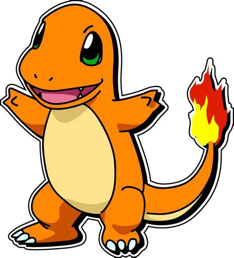 Charmander Fire Pokemon Nintendo Charizard Video Game Anime Vinyl ...