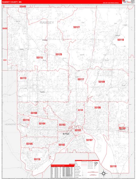 Maps of Ramsey County Minnesota - marketmaps.com