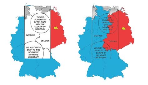 The uncanny similarities between East Germany and Mondstadt as well as West Germany and ...