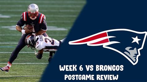 PATRIOTS VS BRONCOS WEEK 6 HIGHLIGHTS REVIEW - YouTube