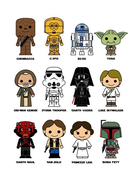 Drawings Of Star Wars Characters – Warehouse of Ideas