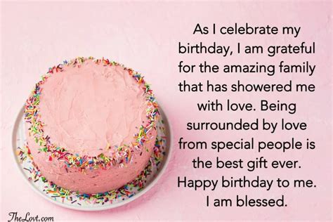 Heartfelt Birthday Wishes For Myself - TheLovt