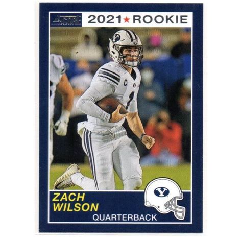 SCORE ZACH WILSON ROOKIE on eBid United States | 211169171