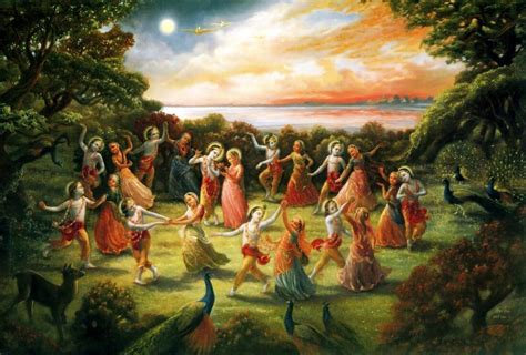 Radha Krishna Raas Leela - Canvas Prints by Radha Krishna | Buy Posters ...