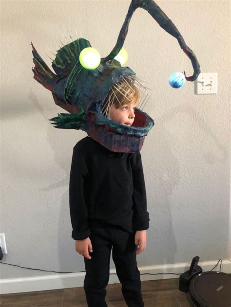 Anglerfish costume | Fish costume, Angler fish costume, Sea creature ...