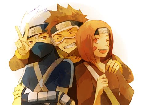 Obito Uchiha, Rin and Kakashi Hatake - obito uchiha Fan Art (37194273 ...