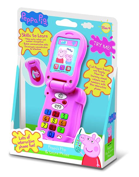 Peppa Pig Flip & Learn Toy Phone for Kids – TopToy