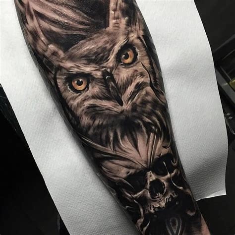 Top 12+ Owl and Skull Tattoo Ideas | PetPress | Owl skull tattoos ...