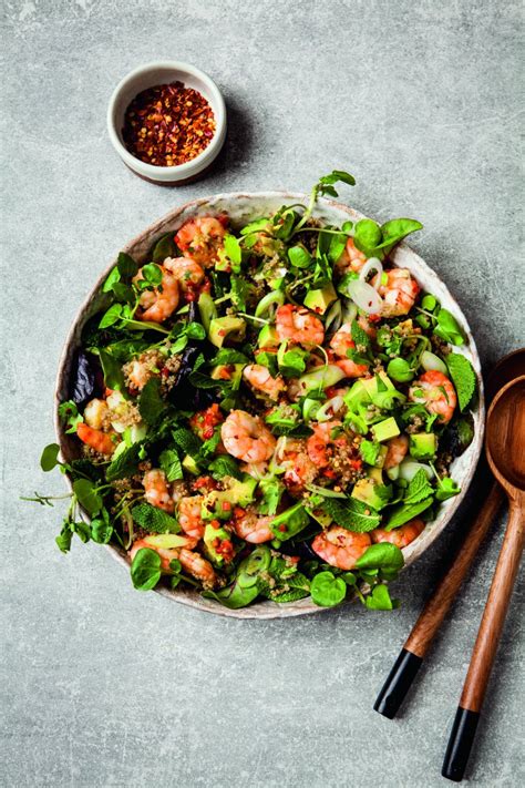 Prawn, avocado and quinoa salad - Recipes - Hairy Bikers