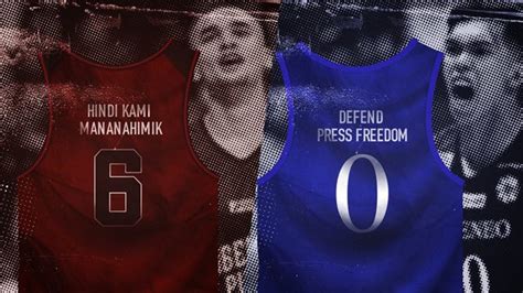 LOOK: UAAP athletes pick custom jersey messages for press freedom