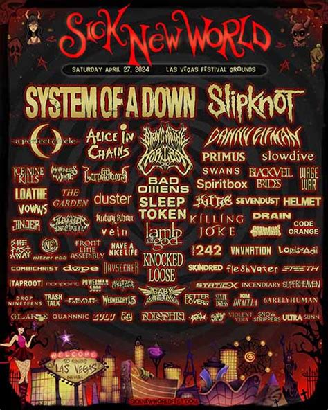 Sick New World 2024: The Ultimate Festival for Metal and Industrial Fans - Honateez