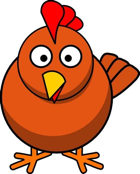 Chicken Cartoon clip art Free vector in Open office drawing svg ( .svg ) vector illustration ...