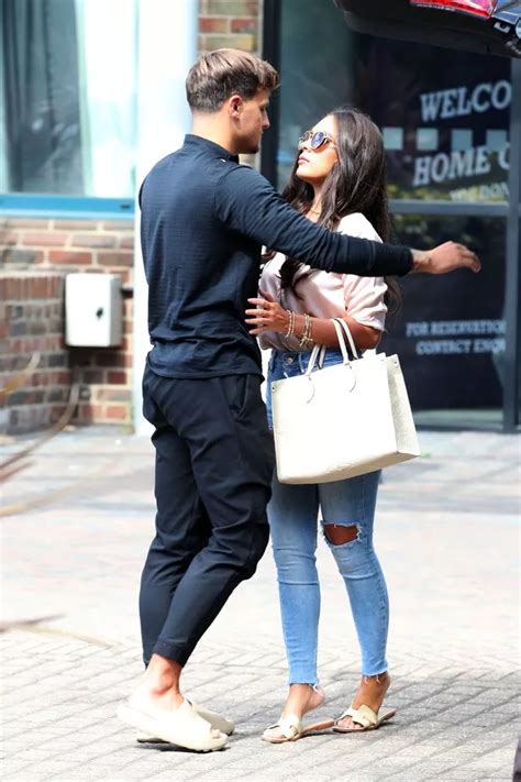 Love Island's Gemma and Luca look loved-up as they snog on date despite still not being official ...