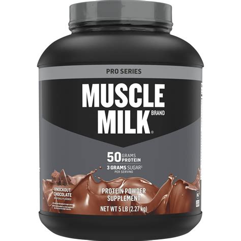 Muscle Milk Pro Series Protein Powder, Knockout Chocolate, 50g Protein, 5 Pound - Walmart.com ...