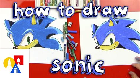 How To Draw Sonic The Hedgehog | How to draw sonic the hedgehog, Art for kids hub, How to draw sonic