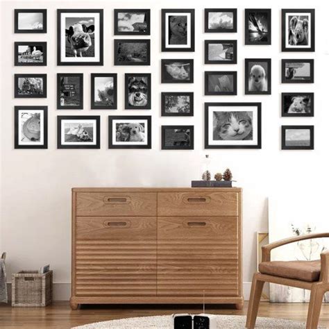 Voilamart Picture Frames Set of 26, Multi Pack Photo Frame Set Wall Gallery Kit - Display Two ...