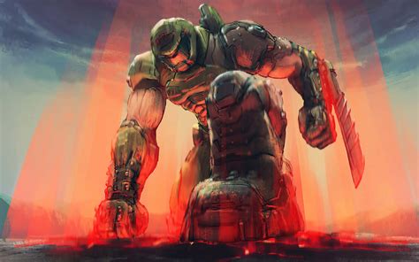 [100+] Doom Slayer Wallpapers | Wallpapers.com