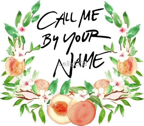 "Call Me By Your Name Peach" Art Prints by LeilaCCG | Redbubble