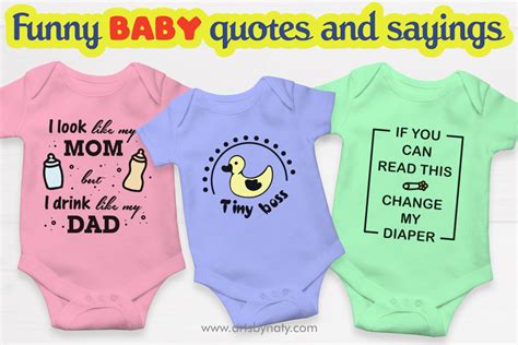 Funny Baby Quotes and Sayings Graphic by artsbynaty · Creative Fabrica