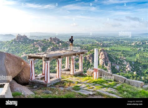 matanga hill hampi, karnataka, india Stock Photo - Alamy