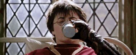 Harry Potter Spitting Water GIF - Find & Share on GIPHY