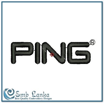 Ping Golf Logo Embroidery Design - Emblanka