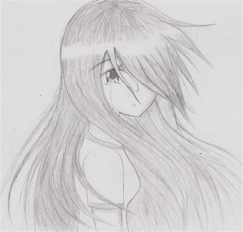 Sad anime girl by Kisa903 on DeviantArt