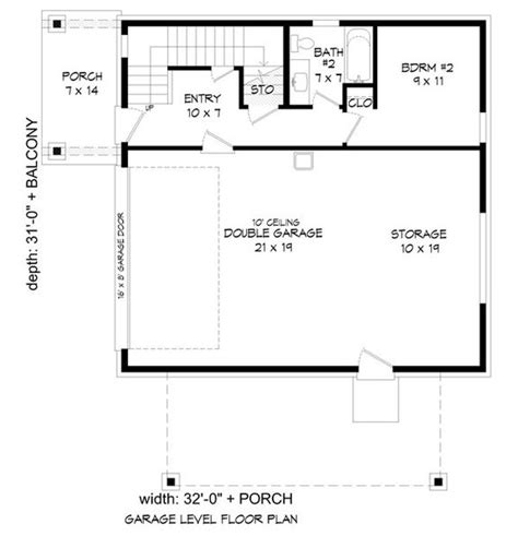 Two Bedroom House Plans With Double Garage | www.cintronbeveragegroup.com