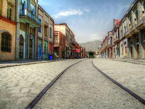 A view of old Tehran; the small town as a model was established in 1970's for making films about ...