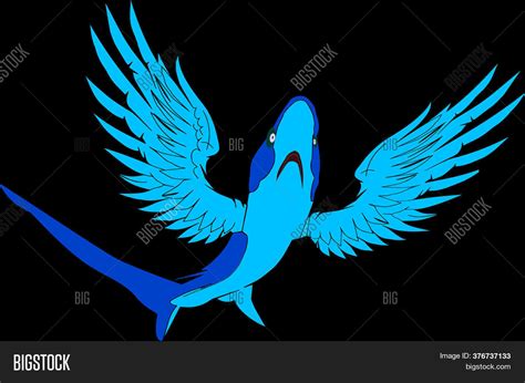 Blue Color Flying Vector & Photo (Free Trial) | Bigstock