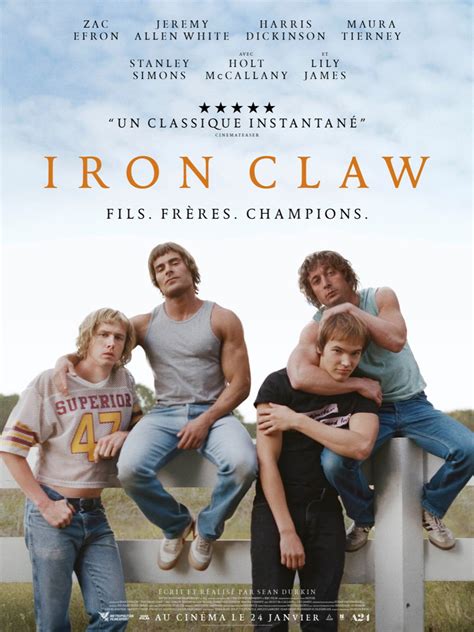 Cinémas et séances du film Iron Claw à Huelgoat (29690) - AlloCiné