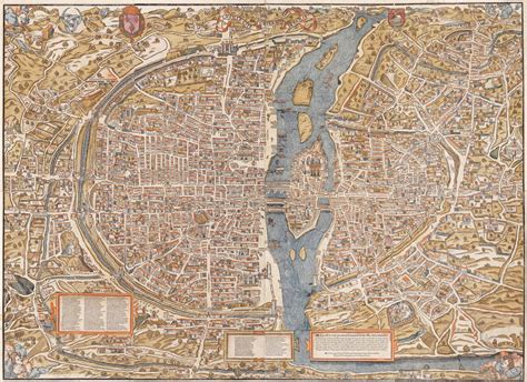 PARIS I Old Maps of Paris - Year 1550 | Paris map, Amazing maps, France map