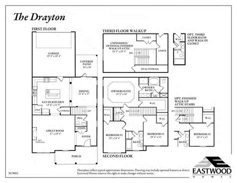 Drayton Floor Plan | Griffin Park | Eastwood Homes