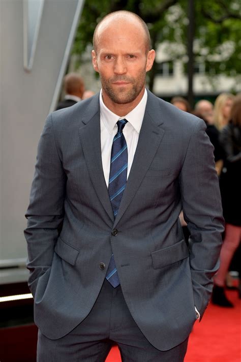 Jason Statham in Burberry suit at ‘SPY’ London Premiere