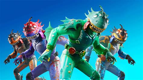 Fortnite Moisty Merman Skin Outfit UHD 4K Wallpaper | Pixelz