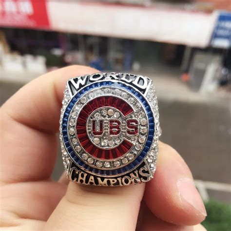 New Version 2016 Chicago Cubs World Series Championship Ring Size 8 14 For (RIZZO) Free Shipping ...