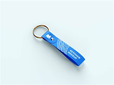 Free strap keychain mockup - Mockups Design