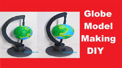 globe model for school project easy – diy – simple and easy - Science ...