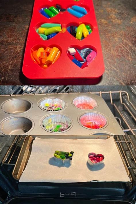 How To Melt Crayons In The Oven - Crafty Art Ideas