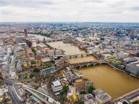 HDR Aerial view of London 7059279 Stock Photo at Vecteezy