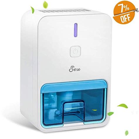 Amazon.com - JESE Mini Dehumidifier for Bathroom, Portable Small Dehumidifier for 1800 Cubic ...