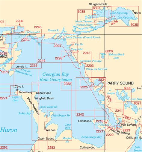 Georgian Bay Coastal Route Map