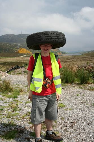 Safety First | Hi vis and a hard hat. Suited him well. | Murray Barnes | Flickr